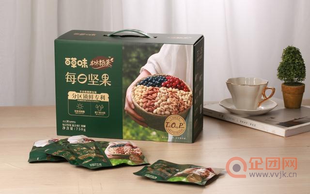 百草味以健康化、品质化为核心，满足坚果消费市场需求多样化