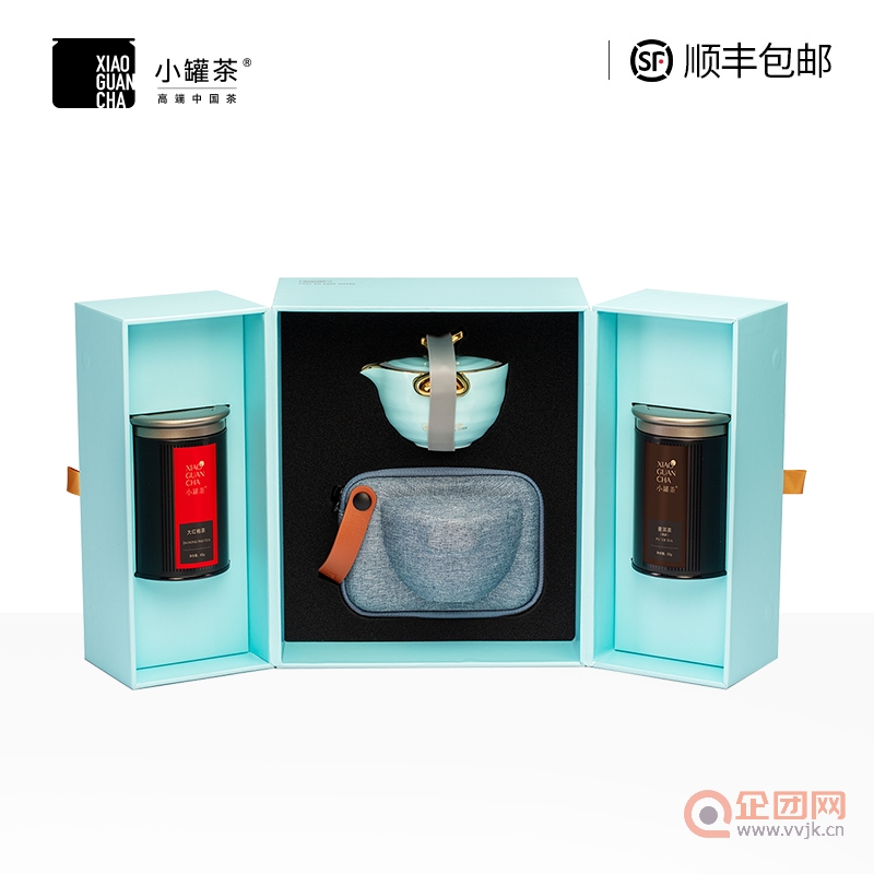 小罐茶玛戈隆特行云随享套装茶叶茶具礼盒装年货送礼佳品