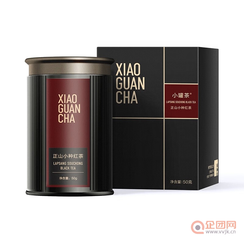小罐茶茶叶 正山小种红茶 黑多泡单罐装茶叶盒装50g