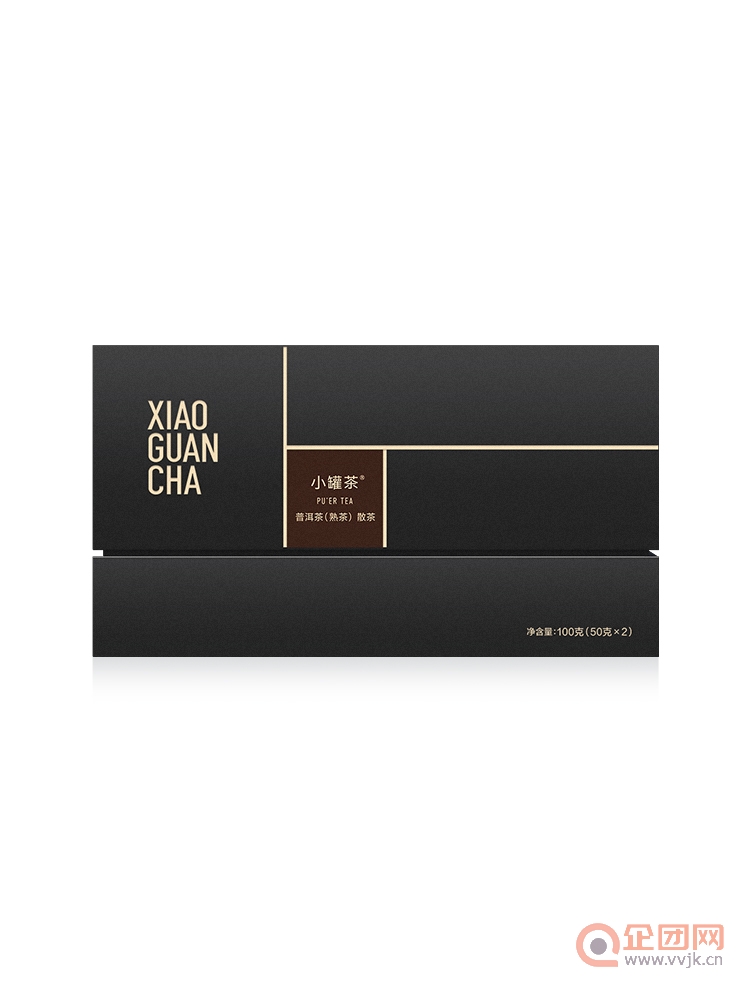 小罐茶多泡装系列云南普洱茶熟茶散茶茶叶礼盒装50g/罐*2送礼
