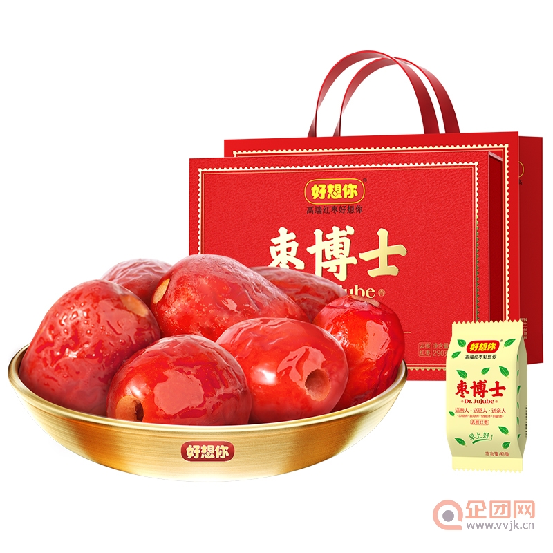 好想你_精品去核枣博士290g/盒新疆特产即食送礼礼品