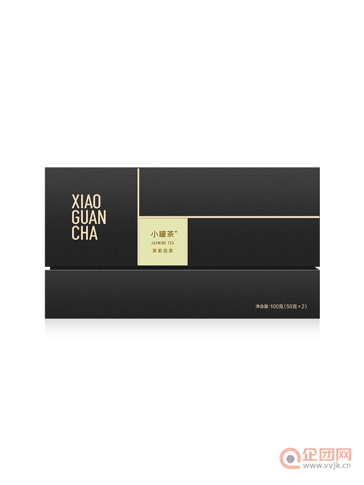 小罐茶多泡装特级茉莉花茶再加工茶茶叶礼盒装50g*2送礼佳品